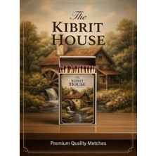 The Kibrit House  The Kibrit House Black Edition Dekoratif |rustik Değirmen Evi Temalı Mum Yanı Kibrit
