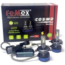 Femex Yeni Cosmo Plus H4 LED Xenon 100W 18000 Lumen
