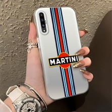 HONTINGA Samsung Galaxy A50S ile Uyumlu Kılıfı Silikon Kenar Sert Arka Düşüme Önleyici Basitlik Anti Düşme Kamera Korumali Bmw Desen Telefon Kılıfı Kadın ve Erkek Için Uygundur K1-0589