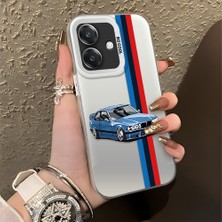 HONTINGA Oppo A3 4g ile Uyumlu Kılıfı Silikon Kenar Sert Arka Düşüme Önleyici Basitlik Anti Düşme Kamera Korumali Bmw Desen Telefon Kılıfı Kadın ve Erkek Için Uygundur K1-0590