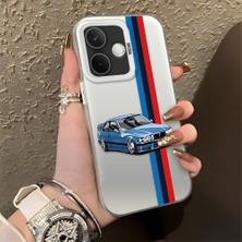 HONTINGA Oppo A5 Pro 5g ile Uyumlu Kılıfı Silikon Kenar Sert Arka Düşüme Önleyici Basitlik Anti Düşme Kamera Korumali Bmw Desen Telefon Kılıfı Kadın ve Erkek Için Uygundur K1-0590