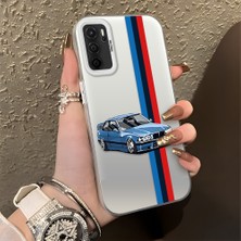 HONTINGA Oppo A16 ile Uyumlu Kılıfı Silikon Kenar Sert Arka Düşüme Önleyici Basitlik Anti Düşme Kamera Korumali Bmw Desen Telefon Kılıfı Kadın ve Erkek Için Uygundur K1-0590