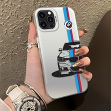 HONTINGA iPhone 13 Pro Max ile Uyumlu Kılıfı Silikon Kenar Sert Arka Düşüme Önleyici Basitlik Anti Düşme Kamera Korumali Bmw Desen Telefon Kılıfı Kadın ve Erkek Için Uygundur K1-0588