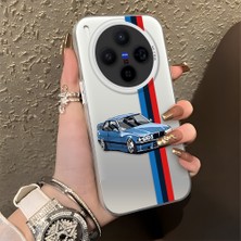 HONTINGA Vivo X300 ile Uyumlu Kılıfı Silikon Kenar Sert Arka Düşüme Önleyici Basitlik Anti Düşme Kamera Korumali Bmw Desen Telefon Kılıfı Kadın ve Erkek Için Uygundur K1-0590