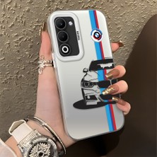 HONTINGA Oppo A5 5g ile Uyumlu Kılıfı Silikon Kenar Sert Arka Düşüme Önleyici Basitlik Anti Düşme Kamera Korumali Bmw Desen Telefon Kılıfı Kadın ve Erkek Için Uygundur K1-0588