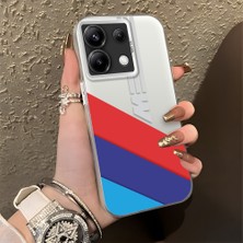 HONTINGA Redmi Note 13 Pro 5g ile Uyumlu Kılıfı Silikon Kenar Sert Arka Düşüme Önleyici Basitlik Anti Düşme Kamera Korumali Bmw Desen Telefon Kılıfı Kadın ve Erkek Için Uygundur K1-0591