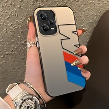 HONTINGA Redmi Note 12 Pro 5g ile Uyumlu Kılıfı Silikon Kenar Sert Arka Düşüme Önleyici Basitlik Anti Düşme Kamera Korumali Bmw Desen Telefon Kılıfı Kadın ve Erkek Için Uygundur K1-0591