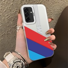 HONTINGA Samsung Galaxy A26 ile Uyumlu Kılıfı Silikon Kenar Sert Arka Düşüme Önleyici Basitlik Anti Düşme Kamera Korumali Bmw Desen Telefon Kılıfı Kadın ve Erkek Için Uygundur K1-0591