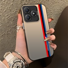 HONTINGA Realme C61 ile Uyumlu Kılıfı Silikon Kenar Sert Arka Düşüme Önleyici Basitlik Anti Düşme Kamera Korumali Bmw Desen Telefon Kılıfı Kadın ve Erkek Için Uygundur K1-0589