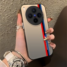 HONTINGA Vivo X300 ile Uyumlu Kılıfı Silikon Kenar Sert Arka Düşüme Önleyici Basitlik Anti Düşme Kamera Korumali Bmw Desen Telefon Kılıfı Kadın ve Erkek Için Uygundur K1-0589