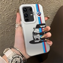 HONTINGA Infinix Note 50 Pro Plus ile Uyumlu Kılıfı Silikon Kenar Sert Arka Düşüme Önleyici Basitlik Anti Düşme Kamera Korumali Bmw Desen Telefon Kılıfı Kadın ve Erkek Için Uygundur K1-0588