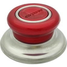 Süppürge Tencere, Ile Uyumlu Tava ve Sahan Için Kapak Tepe ve Yan Saplar - 15 Renk Seçeneğiyle