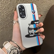 HONTINGA Oppo A60 ile Uyumlu Kılıfı Silikon Kenar Sert Arka Düşüme Önleyici Basitlik Anti Düşme Kamera Korumali Bmw Desen Telefon Kılıfı Kadın ve Erkek Için Uygundur K1-0588
