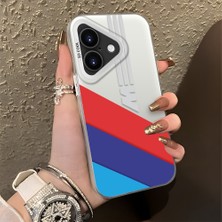 HONTINGA iPhone 17 ile Uyumlu Kılıfı Silikon Kenar Sert Arka Düşüme Önleyici Basitlik Anti Düşme Kamera Korumali Bmw Desen Telefon Kılıfı Kadın ve Erkek Için Uygundur K1-0591