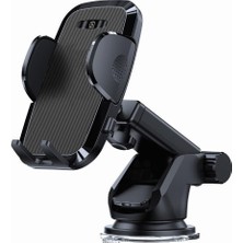 Hype Store Hb-39 Araç Içi Telefon Tutucu Otomatik Klipsli Araba Için Ayarlanabilir Cam ve Torpido Için Yüksek K