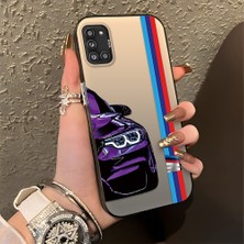 HONTINGA Samsung Galaxy A31 ile Uyumlu Kılıfı Silikon Kenar Sert Arka Düşüme Önleyici Basitlik Anti Düşme Kamera Korumali Bmw Desen Telefon Kılıfı Kadın ve Erkek Için Uygundur K1-0588