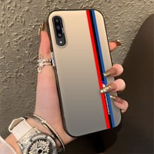 HONTINGA Samsung Galaxy A30S ile Uyumlu Kılıfı Silikon Kenar Sert Arka Düşüme Önleyici Basitlik Anti Düşme Kamera Korumali Bmw Desen Telefon Kılıfı Kadın ve Erkek Için Uygundur K1-0589