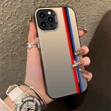 HONTINGA iPhone 13 Pro ile Uyumlu Kılıfı Silikon Kenar Sert Arka Düşüme Önleyici Basitlik Anti Düşme Kamera Korumali Bmw Desen Telefon Kılıfı Kadın ve Erkek Için Uygundur K1-0589