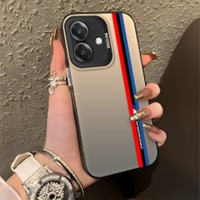 HONTINGA Oppo A3X 4g ile Uyumlu Kılıfı Silikon Kenar Sert Arka Düşüme Önleyici Basitlik Anti Düşme Kamera Korumali Bmw Desen Telefon Kılıfı Kadın ve Erkek Için Uygundur K1-0589