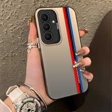 HONTINGA Samsung Galaxy S25 Fe ile Uyumlu Kılıfı Silikon Kenar Sert Arka Düşüme Önleyici Basitlik Anti Düşme Kamera Korumali Bmw Desen Telefon Kılıfı Kadın ve Erkek Için Uygundur K1-0589
