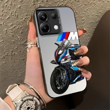 HONTINGA Redmi Note 13 Pro 5g ile Uyumlu Kılıfı Silikon Kenar Sert Arka Düşüme Önleyici Basitlik Anti Düşme Kamera Korumali Bmw Desen Telefon Kılıfı Kadın ve Erkek Için Uygundur K1-0590