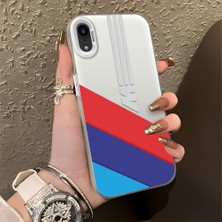 HONTINGA iPhone Xr ile Uyumlu Kılıfı Silikon Kenar Sert Arka Düşüme Önleyici Basitlik Anti Düşme Kamera Korumali Bmw Desen Telefon Kılıfı Kadın ve Erkek Için Uygundur K1-0591