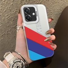 HONTINGA Oppo A3X 4g ile Uyumlu Kılıfı Silikon Kenar Sert Arka Düşüme Önleyici Basitlik Anti Düşme Kamera Korumali Bmw Desen Telefon Kılıfı Kadın ve Erkek Için Uygundur K1-0591