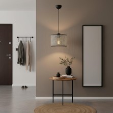 Elizim Home Lighting Antre 20'lik Hasır Görünümlü Abajur Sarkıt Avize