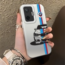 HONTINGA Poco F7 5g ile Uyumlu Kılıfı Silikon Kenar Sert Arka Düşüme Önleyici Basitlik Anti Düşme Kamera Korumali Bmw Desen Telefon Kılıfı Kadın ve Erkek Için Uygundur K1-0588