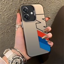 HONTINGA Oppo A3X 5g ile Uyumlu Kılıfı Silikon Kenar Sert Arka Düşüme Önleyici Basitlik Anti Düşme Kamera Korumali Bmw Desen Telefon Kılıfı Kadın ve Erkek Için Uygundur K1-0591