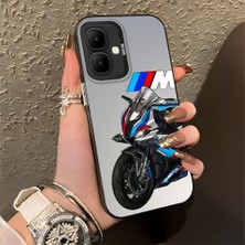 HONTINGA Infinix Smart 10 ile Uyumlu Kılıfı Silikon Kenar Sert Arka Düşüme Önleyici Basitlik Anti Düşme Kamera Korumali Bmw Desen Telefon Kılıfı Kadın ve Erkek Için Uygundur K1-0590