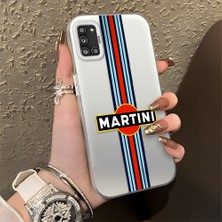 HONTINGA Samsung Galaxy A31 ile Uyumlu Kılıfı Silikon Kenar Sert Arka Düşüme Önleyici Basitlik Anti Düşme Kamera Korumali Bmw Desen Telefon Kılıfı Kadın ve Erkek Için Uygundur K1-0589