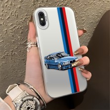 HONTINGA iPhone x ile Uyumlu Kılıfı Silikon Kenar Sert Arka Düşüme Önleyici Basitlik Anti Düşme Kamera Korumali Bmw Desen Telefon Kılıfı Kadın ve Erkek Için Uygundur K1-0590