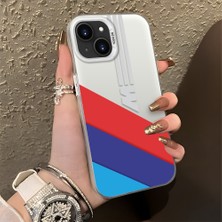 HONTINGA iPhone 13 Mini ile Uyumlu Kılıfı Silikon Kenar Sert Arka Düşüme Önleyici Basitlik Anti Düşme Kamera Korumali Bmw Desen Telefon Kılıfı Kadın ve Erkek Için Uygundur K1-0591
