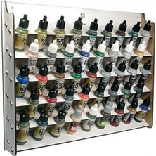 Vallejo 26010 Duvar Tipi Ahşap Boya Standı, 18 Ml. Kaplar Için