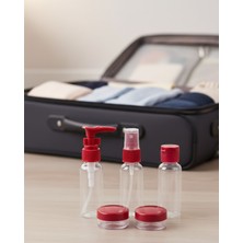 Aksiyon Global Taşınabilir 5 Parça Seyahat Kozmetik Dolum Seti 30 ml - Lisinya