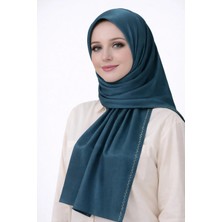 Mim Eşarp ve Şal Mısırlı Eşarpları Taşlı Jan Jan Abiye Şal 75X190 cm