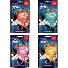 Felix Party Mix Karışık Kedi Ödül Maması (4 Adet)