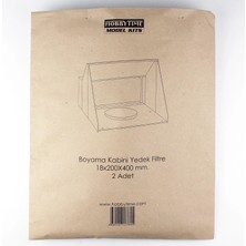 Hobbytime 780 Boyama Kabini Yedek Filtre, 18X200X400 Mm., 2 Adet