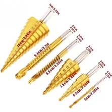 Freed Tools 6lı Set Paslanmaz Kademeli Matkap Ucu Sac Delme Ucu