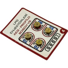 Süppürge Bosch, Ile Uyumlu Siemens, Profilo  Doğalgaz Enjektör Seti - Ocak Dönüşüm Memesi - 7 Lokma