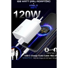 Trendhane Type-C 120W (Watt) Hızlı Şarj Aleti Adaptörü Kablo (Set)