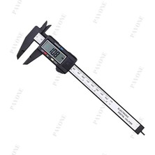 Pavone 150 mm Dijital Kumpas Cetvel - Kalıcı Makyaj Kaş Ölçüm ve Doğrulama İçin Büyük Boy Pilli