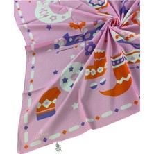 Mim Eşarp ve Şal Valino Ramazan Neşesi Krep Çocuk Eşarp 75X75 cm