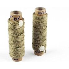 Occre 17034 0,8 Mm. Bej Renkli Pamuk Iplik, 2 Makara