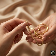 cm Jewelry Vıp Seri 316L Çelik Gold Renk Italyan Balıksırtı Zincir Kolye 3mm 50 cm