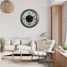 Mey İthalat Mey Ithalat® Antique Motion 60 cm Çarklı Duvar Saati