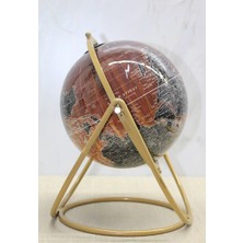 Zenvia Dekoratif Metal Standlı Dünya Küre - Model 1