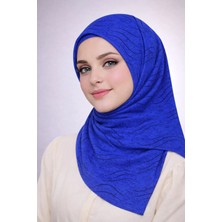 Mim Eşarp ve Şal Enba Mio Jazz (Caz) Desenli Eşarp 100X100 cm