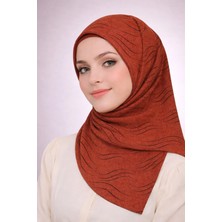 Mim Eşarp ve Şal Enba Mio Jazz (Caz) Desenli Eşarp 100X100 cm